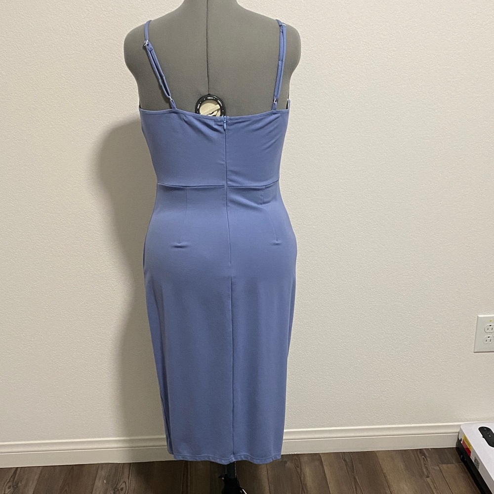 Women's Sexy Spaghetti Strap Split Hem Party Cocktail Dress Bodycon Wedding - Picture 2 of 6